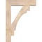 Ekena Millwork Merced Block Smooth Bracket w/ Offset Brace, Douglas Fir, 7 1/2"W x 32"D x 44"H BKT0806X32X44MRC05SDF - alternate 4